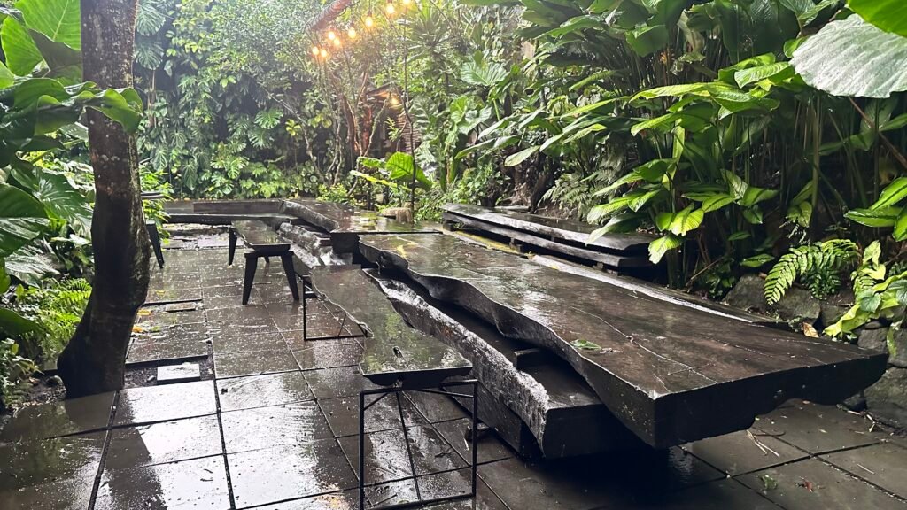 Cafe hijau Malang dengan kebijakan mengurangi tisu untuk kurangi sampah dan jaga ruang hijau.