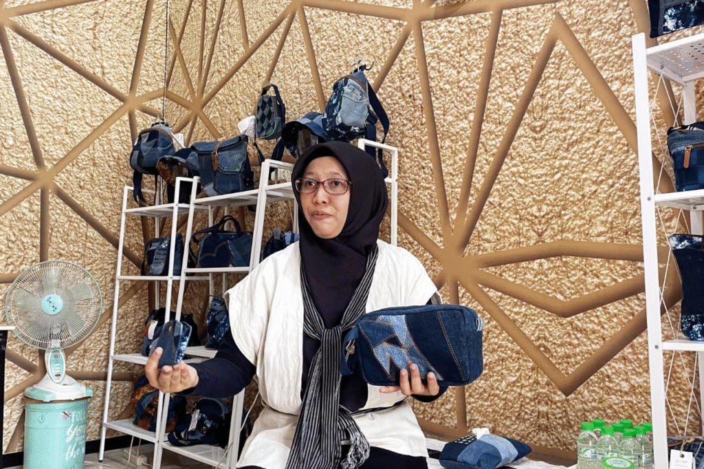 Sari founder D'Belel berbagi cerita saat wawancara bersama Tim Natera