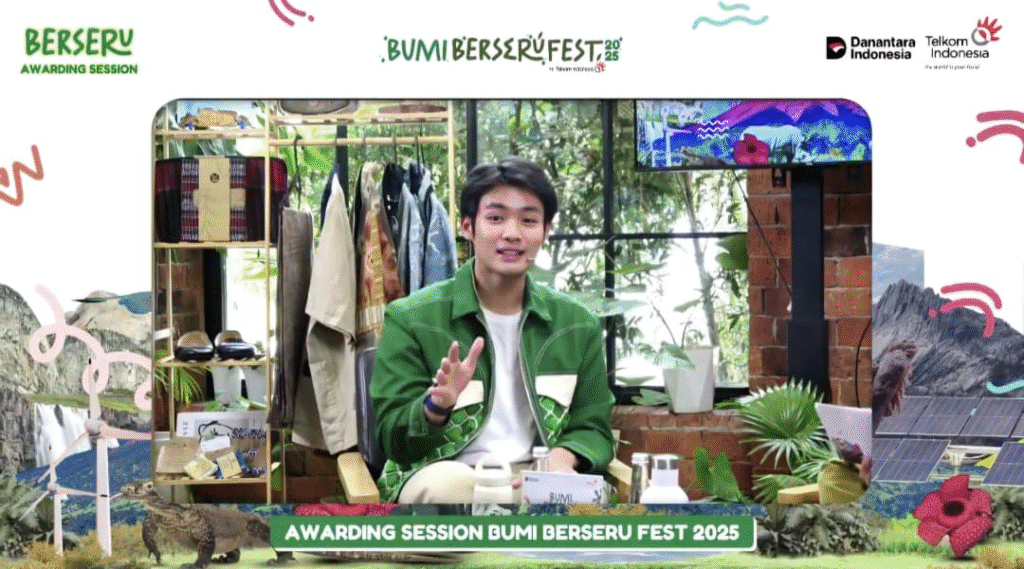 Jerhemy Owen saat Talkshow Telkom Sustainability