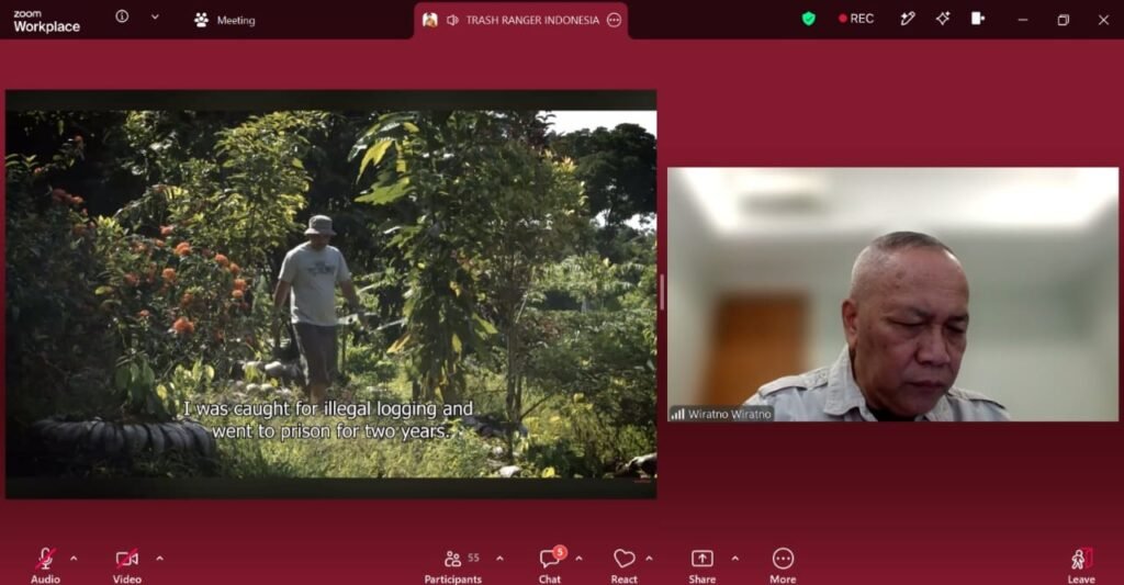 Wiratno dalam Webinar Green Forest oleh Trash Ranger